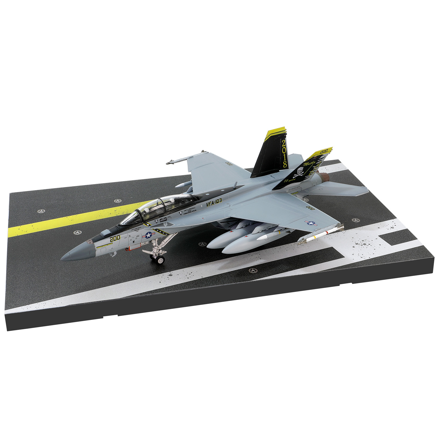 F/A-18F Super Hornet VFA-103  “Jolly Rogers” U.S. NAVY, VFA-103 Jolly Rogers, Squadron 75th Anniversary, USS