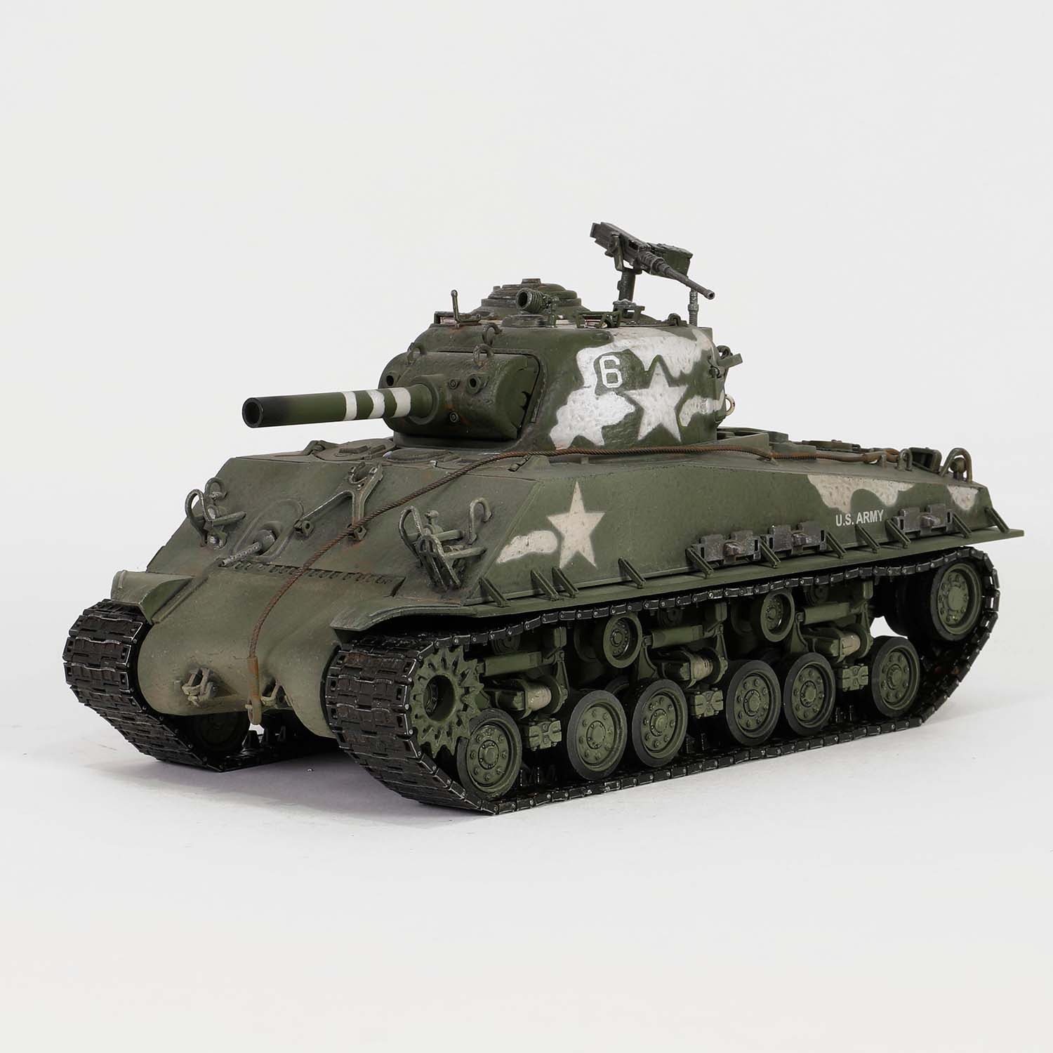 Sherman M4 tank HVSS Suspension type - Metal Upgrade track link set (Model T66) Zinc Alloy materials | with weathering effect