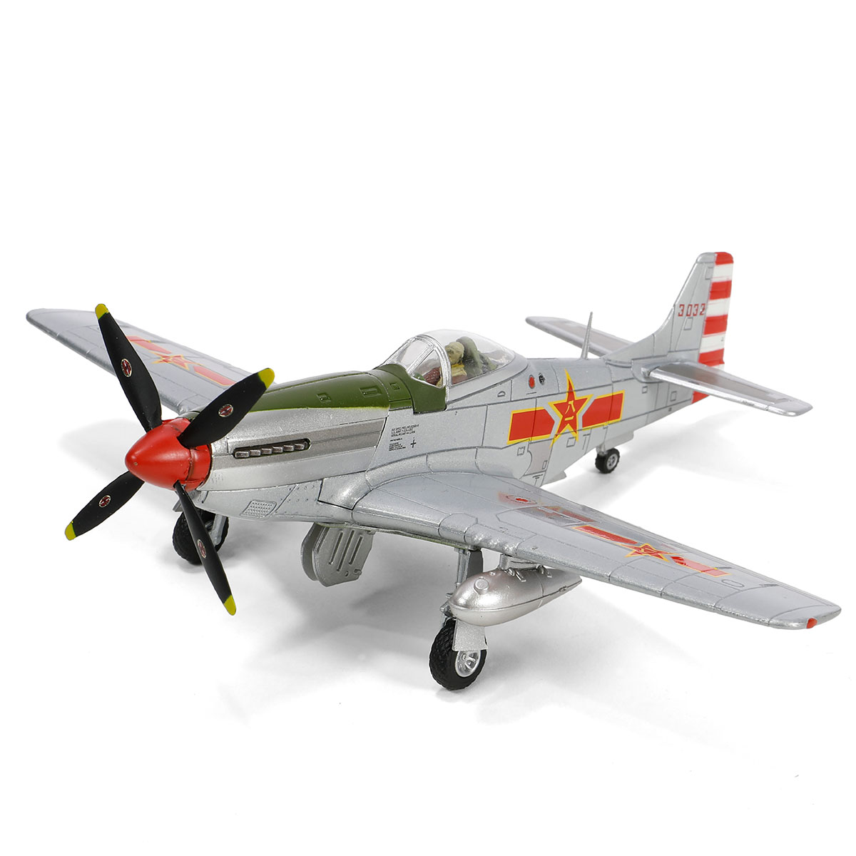 PLA P-51D Mustang aircraft fighter 2nd Squadron, Air Combat Group, People's Liberation Army, Oct. 1st