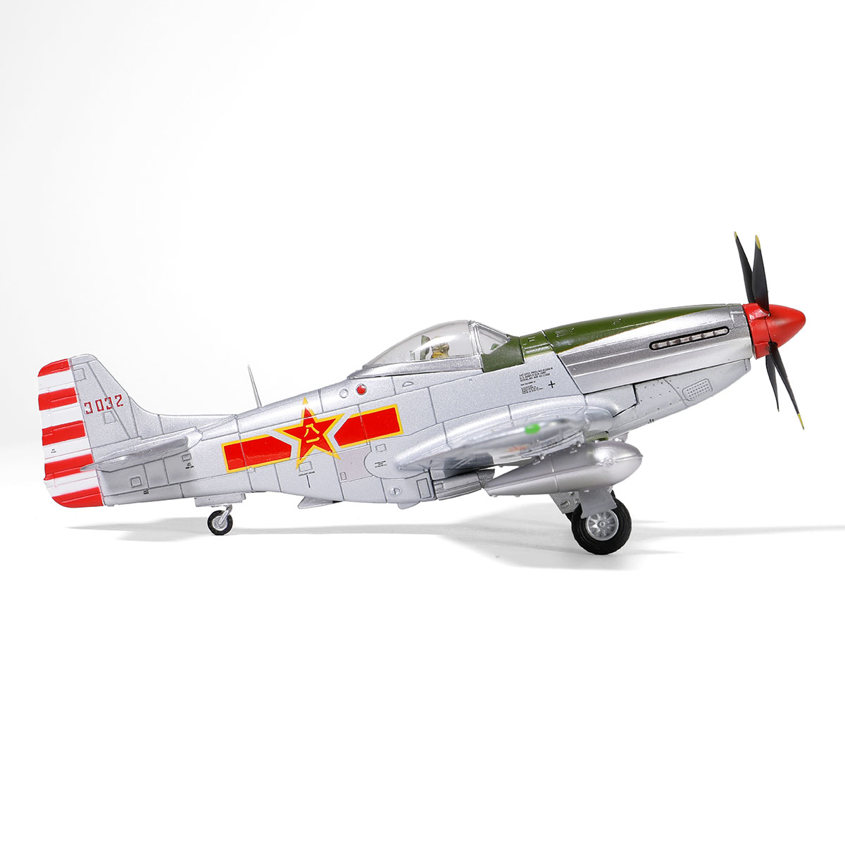 PLA P-51D Mustang aircraft fighter 2nd Squadron, Air Combat Group, People's Liberation Army, Oct. 1st
